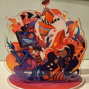 Vees Acrylic Standee Hazbin Hotel Valentino Vox Velvette Standees