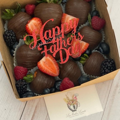 Happy Father's Day Cake Topper, Digital Party Printable, Cake ...
