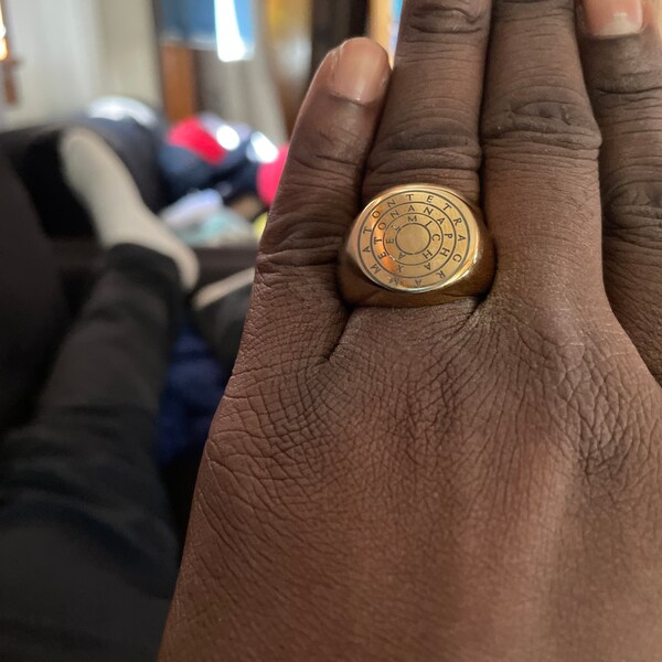 Alchemy Protection Ring Witchcraft Amulet Goetia Wicca Talisman - Etsy