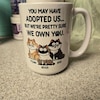 Hope You Brought Cartoon Couple And Dog Cat - Housewarmng Gft