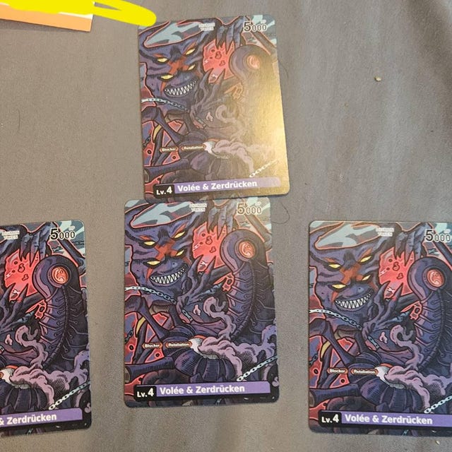 Volée & Zerdrücken Token - Digimon Card Game Purple Blocker