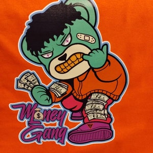 Gangster Teddy Bear Corn Rows Gold Teeth Scar Face Bandage Famous ...