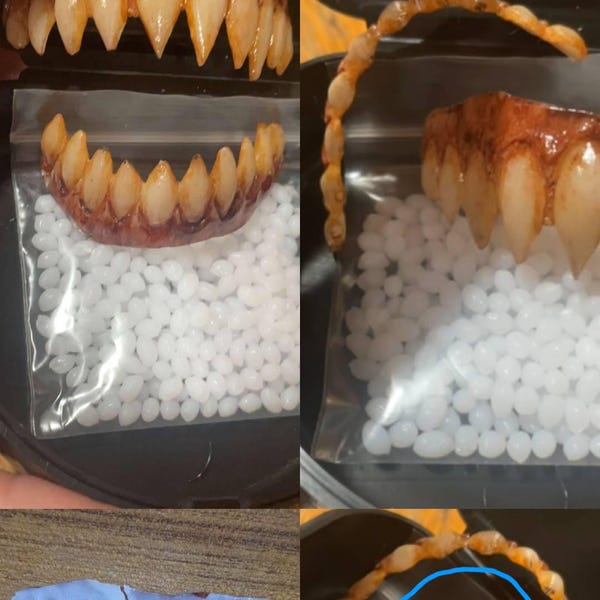Pennywise Sharp Teeth Dentures - IT Killer Clown Cosplay Accessory for