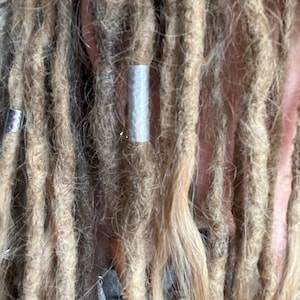 Eco Sterling silver & Moonstone dreadlock/braid/hair adjustable cuff. Hair Jewellery. Dreadlock cuffs. Braid beads. Beard cuff. Handmade.