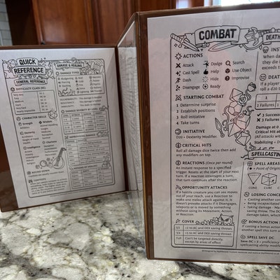 Dnd 5e New Players Cheat Sheet : Beginners Quick Reference Guide PDF ...