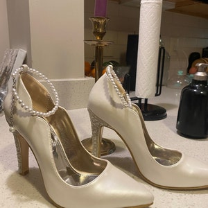 Wedding Dress Stiletto Stylish Design Slim Heel Elegant Bridal Shoes - Etsy
