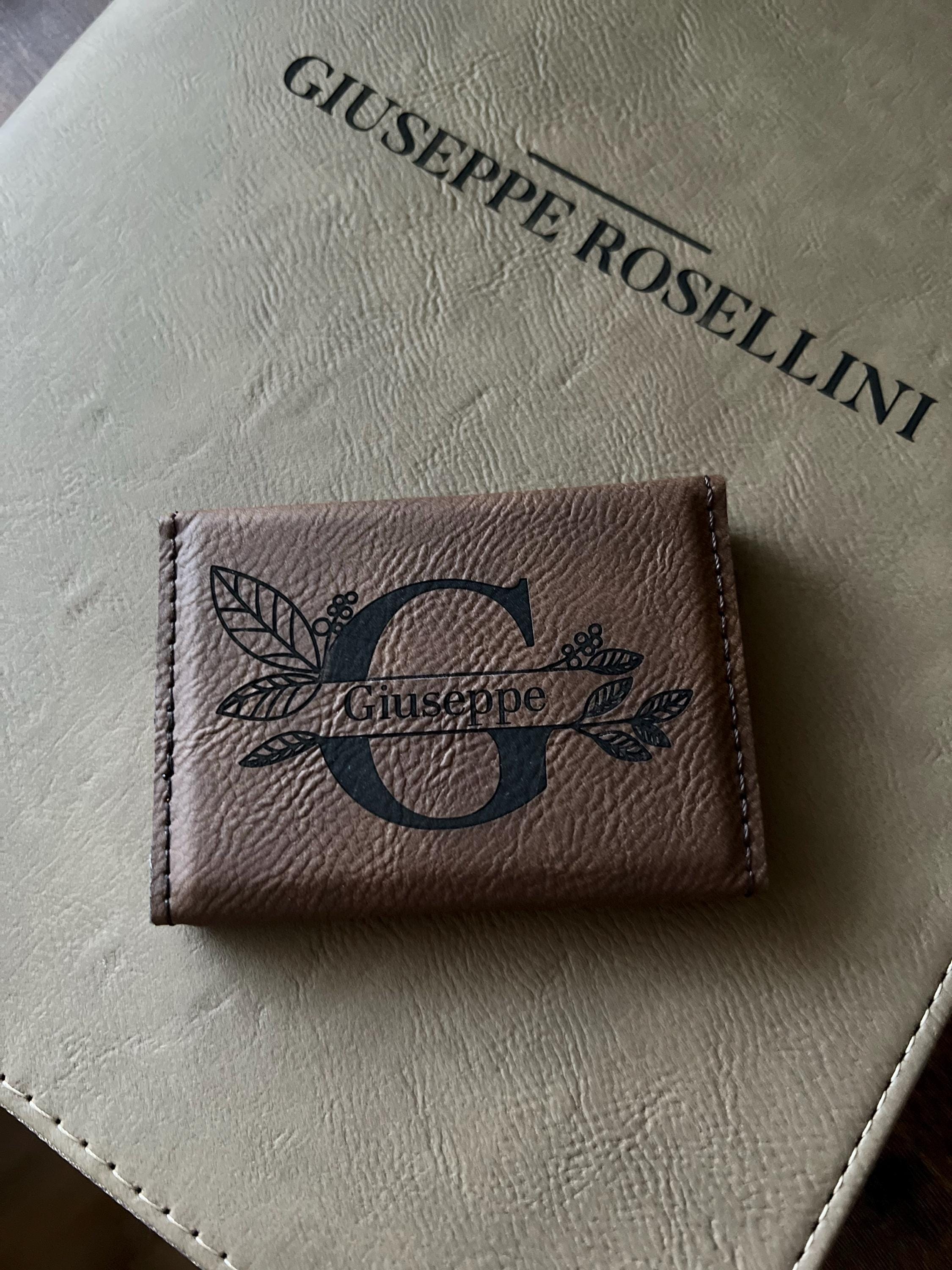 Personalized Business Card Case, Leather Business Card Holder, Engraved Leather with Name, Corporate Gift, Businessman Gift, Office Gift