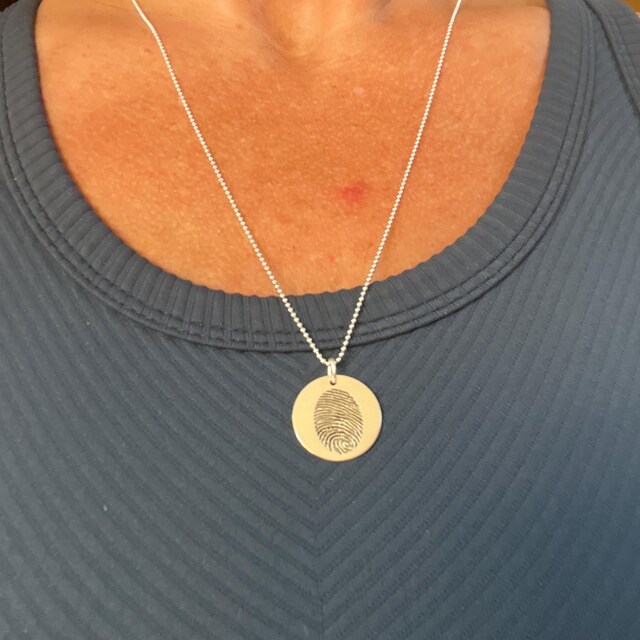 NKlaus, collana a sfere in argento sterling 925 per ciondolo