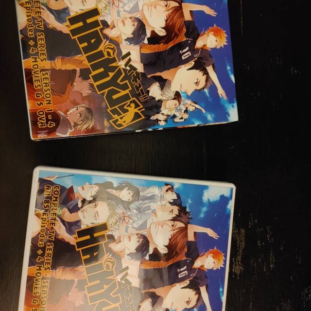 DVD】Haikyu!! Season 1 - 4 (Vol.1-85 End + 2 Ova) + 4 Movie [Eng