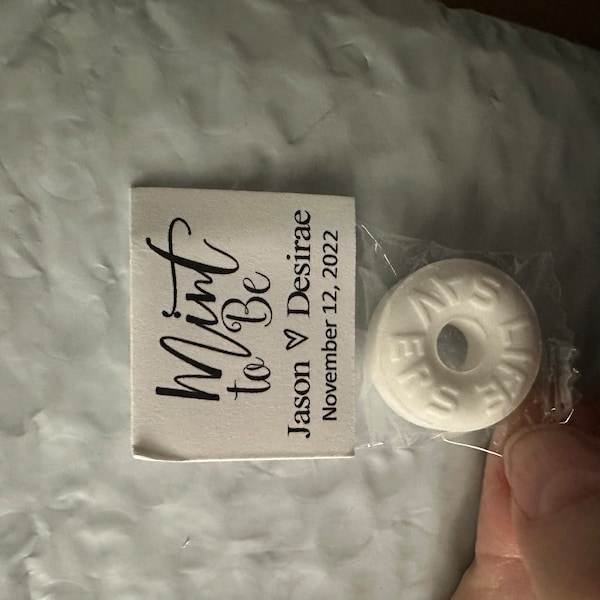 Mint to Be Wedding Favors for Guests in Bulk, Lifesaver Mints ...