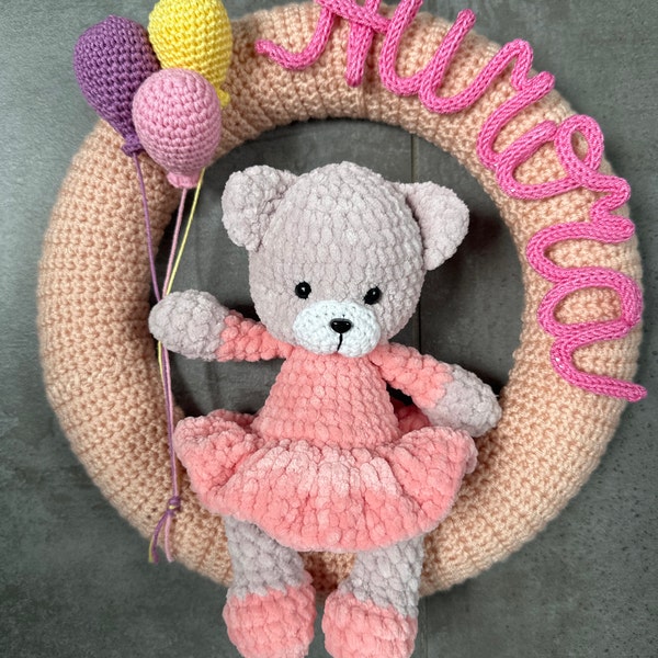 FAHOXUMR Orso di Peluche Personalizzato con Nome Foto Personalizzato, Orsacchiotto Peluche come Regalo Personalizzato per Donne Uomini a San Valentino, Regali Anniversario (20 cm