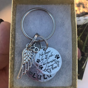 Dog Memorial Cat Memorial Pet Memorial Key Chain Loss of - Etsy