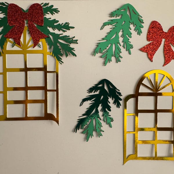 DIY Christmas Card Kit 4 Cards Make Your Own Holiday Greeting Cards ...