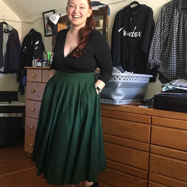 50s Green Long Wool Skirt, Wool Circle Skirt, Vintage Inspired Pleated Long  Skirt, High Waist Skirt, Swing Skirt, Autumn Winter Skirt 1641 -   Australia