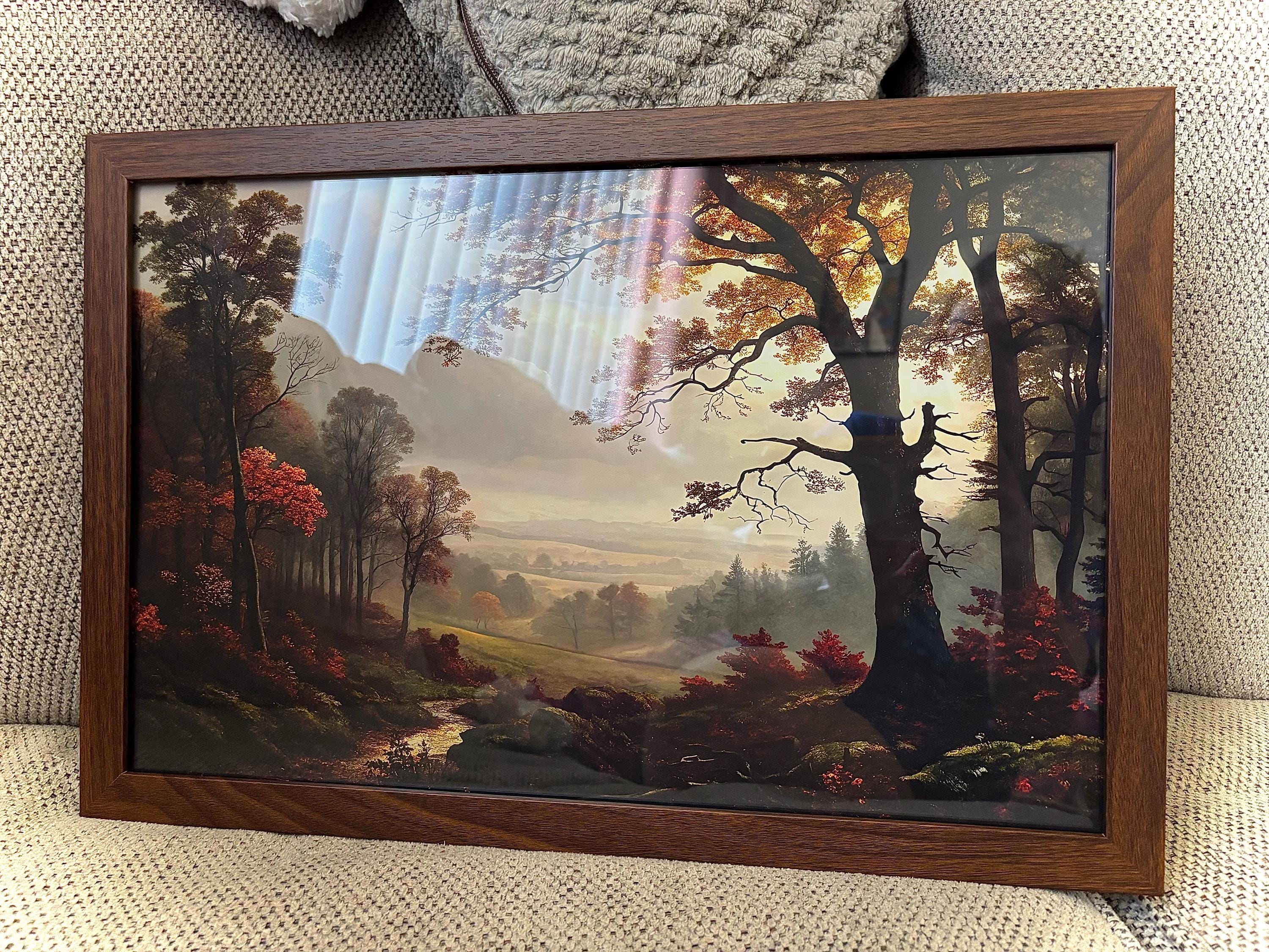 Customer photo — Autumn Forest Painting - Victorian Wall Art