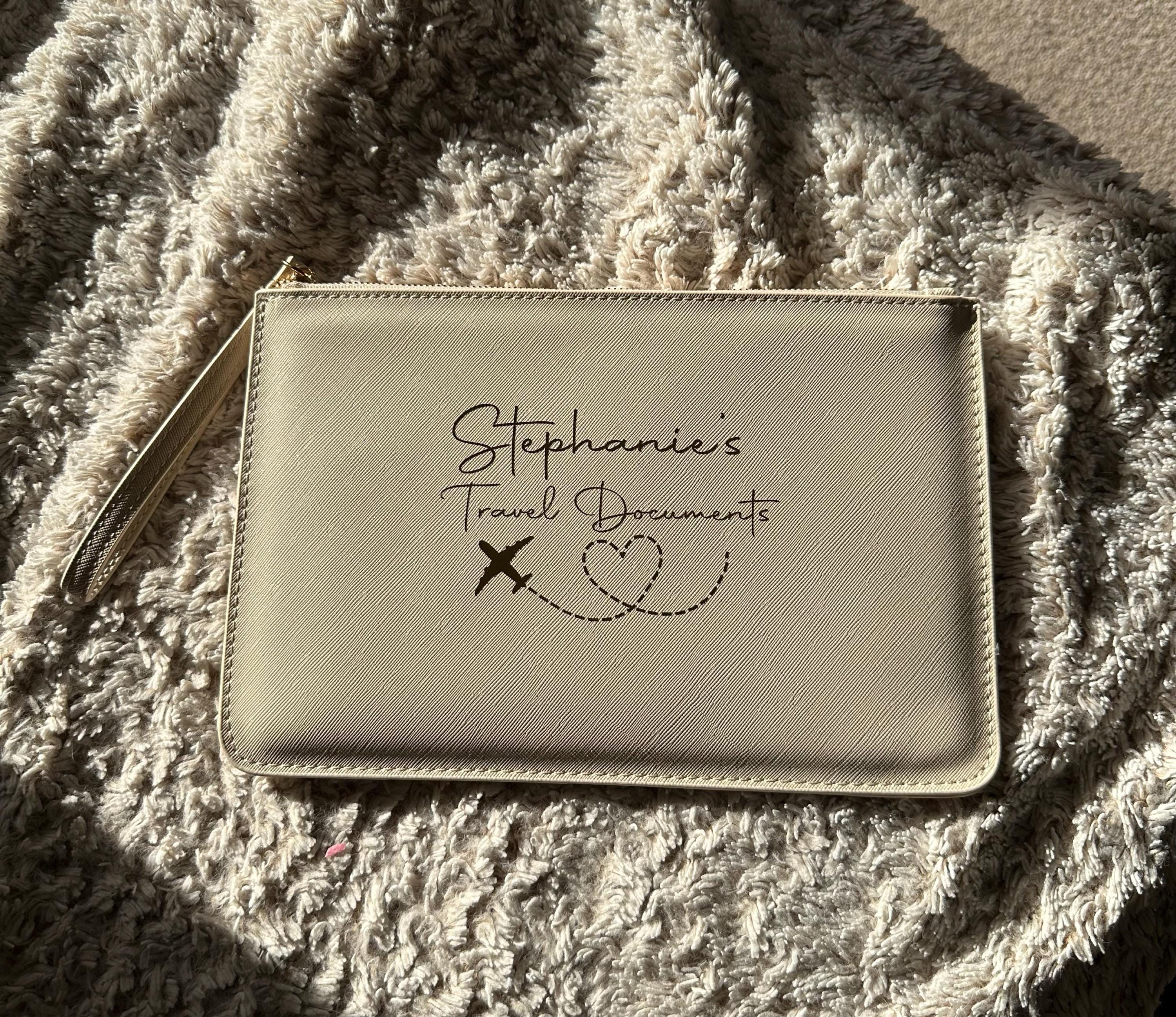 Family Passport Holder, Personalised Travel Document Wallet, Passport Wallet, Faux Leather Travel Folder
