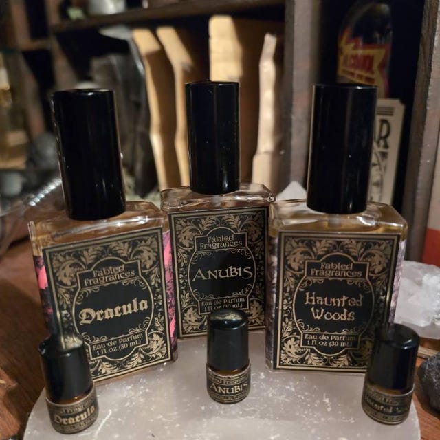 DRACULA Eau De Parfum: Amber and Musk Gothic Vampire Scent, TAT 7