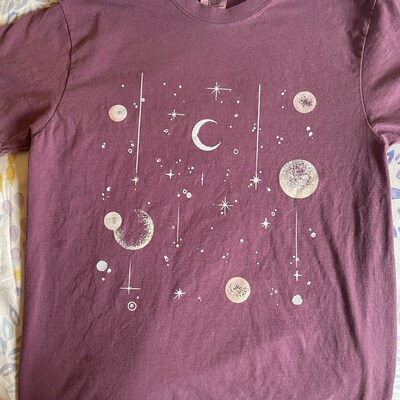 Celestial Shirt Moon T Shirts Moon Graphic T Shirt Moon Phase Astrology ...