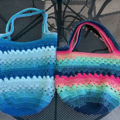 Easy Market Tote Crochet Market Bag Crochet Tote Bag Crochet Bag ...