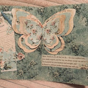 Butterfly Pop up Card Insert: Printable Paper Craft (digital Download ...