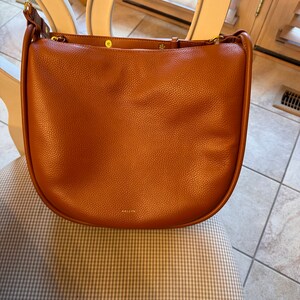JLTZJLTZ Small Genuine Leather Hobo Purse - Crossbody Shoulder Handbag For Women, Vintage Style