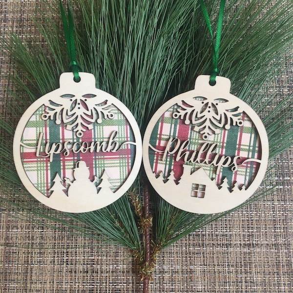Scripts Ornament Script Ornaments - 3 Laser Ready Files - SVG - Glowforge - Etsy