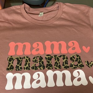 mama♡  Mama Svg Bundle Rocker Mama Svg Stacked Mama Svg Leopard