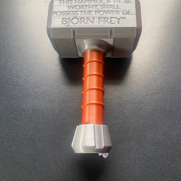Thor Inspired Personalized Baby Rattle | Viking Style Toys | Toy Hammer ...