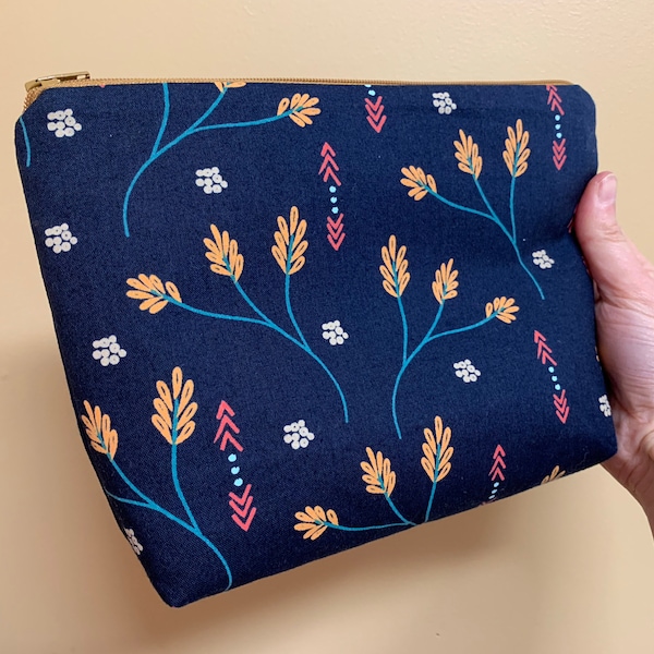 Simple Zip Pouch Sewing Pattern With Two Options | Digital PDF - Etsy