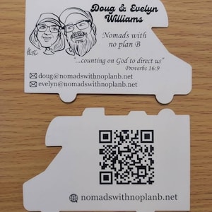 Picture of Mechanic Business Cards With QR Code, Repair Shop Business Cards, Die ...