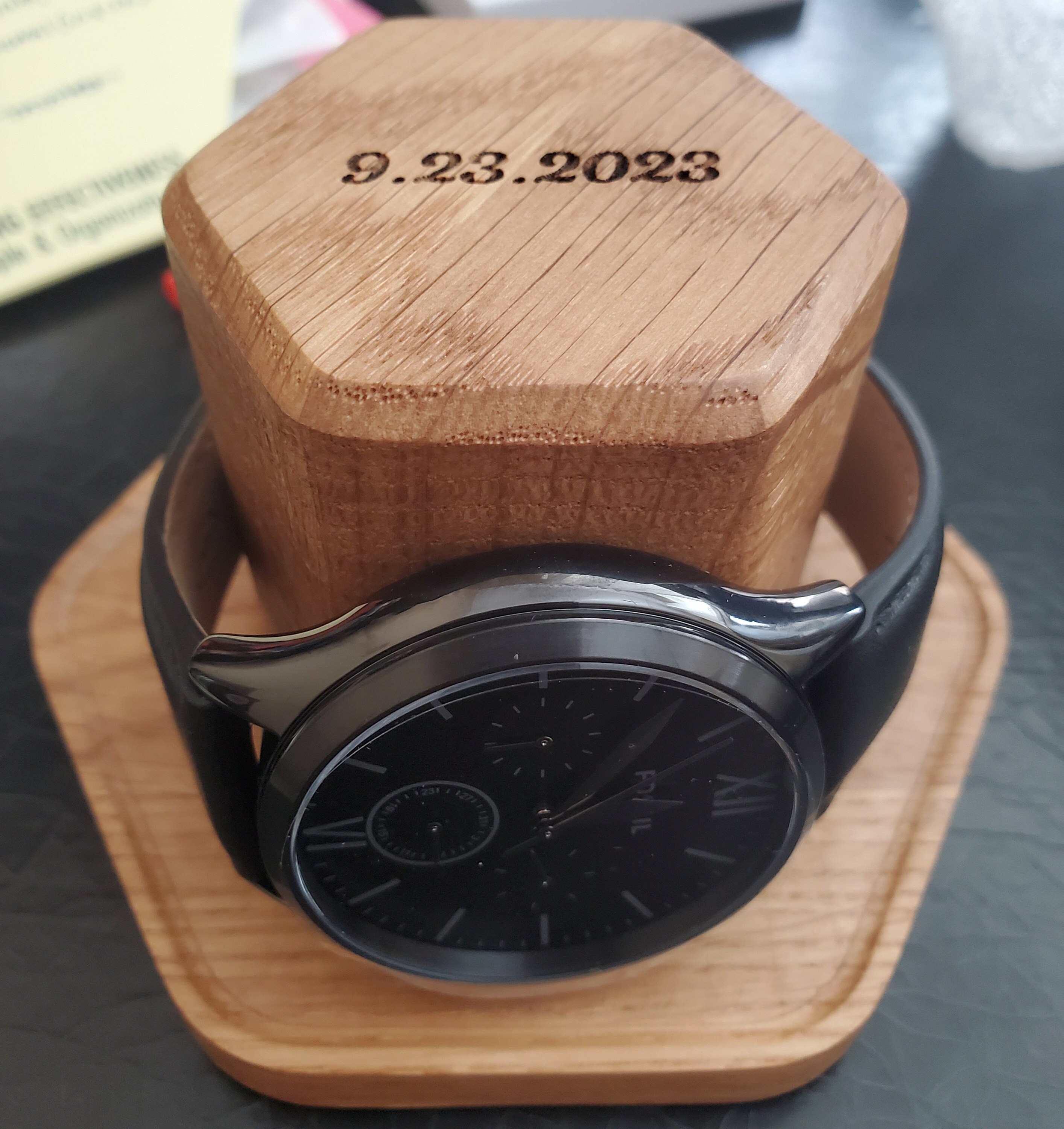 Watch holder for Men | Hexagon Watch Stand - Perfect Christmas gift
