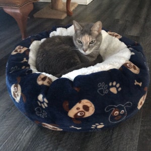 Dog Cat Bed Pattern Tutorial Marshmallow Cuddle Bed Cats And Etsy
