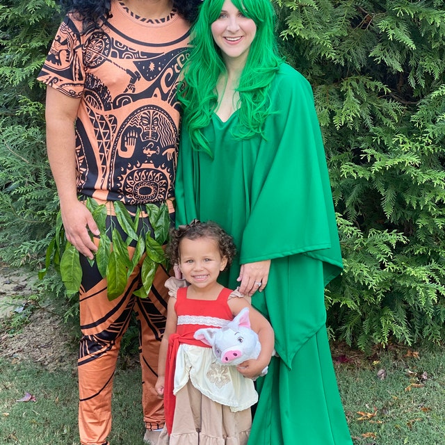 Te Fiti Inspired Costume or Green Screen Dresss for Adults - Etsy
