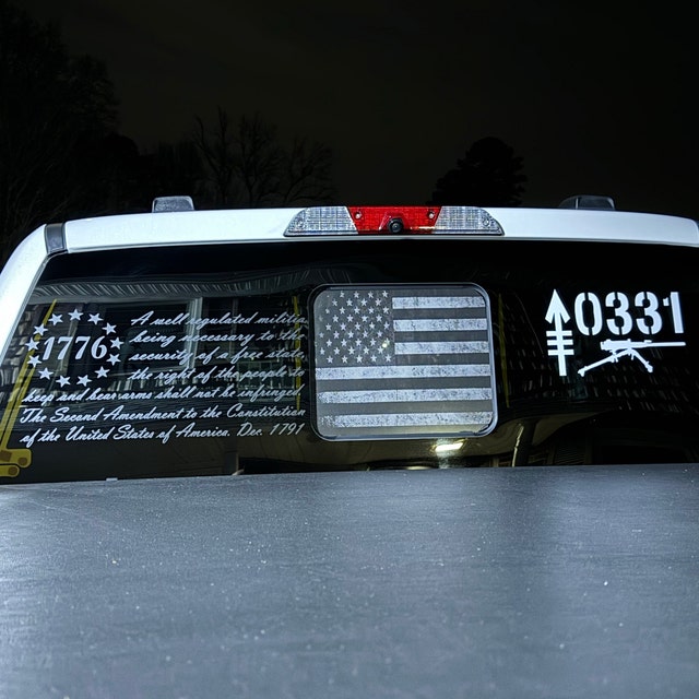 0331 USMC Machine Gunner HMG Vinyl Car Decal - Etsy