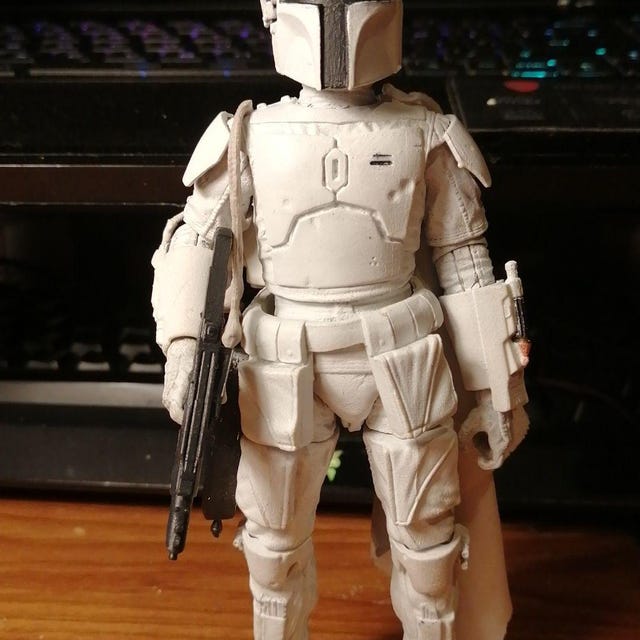 1:12/18/6 クローン・トルーパー DC-15A ブラスターパック 3Dプリント