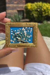 World famous paining kitchen refrigerator magnets painting 3D