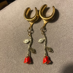 Plain Acrylic Flesh Tunnel In Black Or White (2-16mm - Foto 7