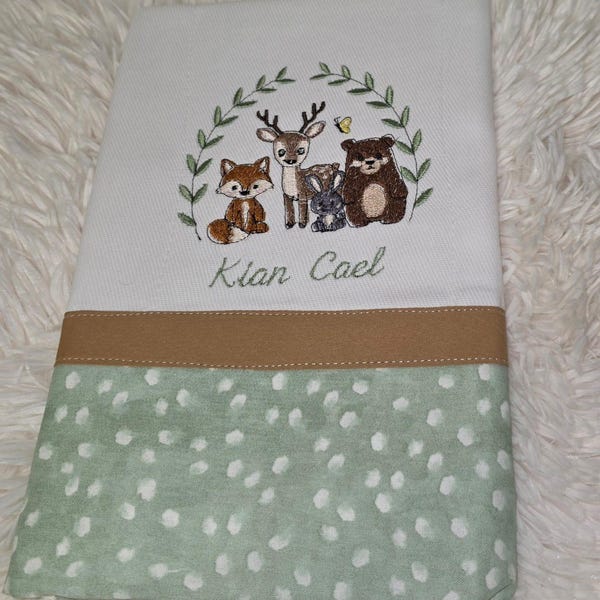 Woodland Animals Embroidery Design, Fox Deer Bunny Bear Embroidery ...