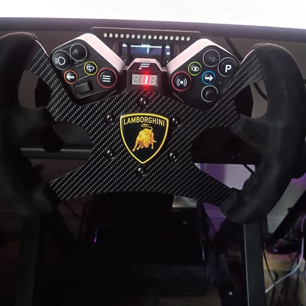 Basic LC Mini. Compact Button Panel for Sim Racing. Free Button ...