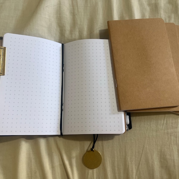 Traveler's Notebook Inserts--set of 5 Kraft Paper Traveler's Notebook ...