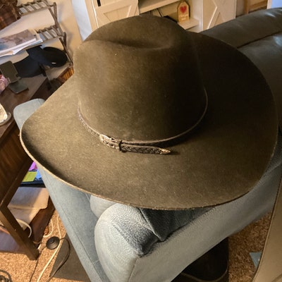 Leather Hat Band Tooled Large to Extra Large - Etsy