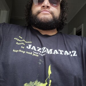 Guru Jazzmatazz T-shirt - Gang Starr - Jazz Hip Hop - DJ Premier