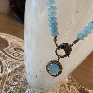 8MM Blue South America Topaz Gemstone Round Loose Beads 15'' AAA Top