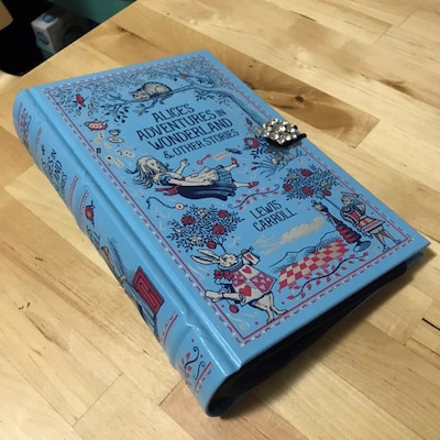 Alice in Wonderland Bookarelli Book Bag, Book Clutch Purse, Book ...