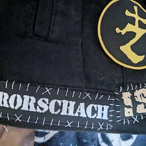 ROCKPATCH Embroidered Patch SIEGE RORSCHACH HC Punk Patch Iconoclast