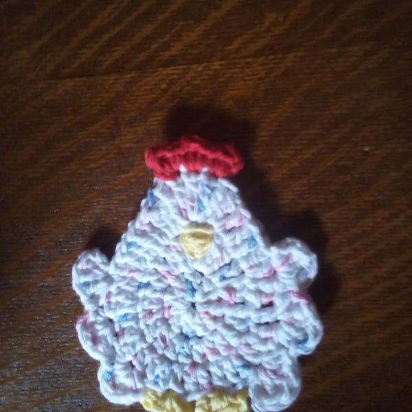 Penny Rug Coaster Pattern Henny Penny Coaster Digital Crochet Pattern, Instant Download Easy Mug ...