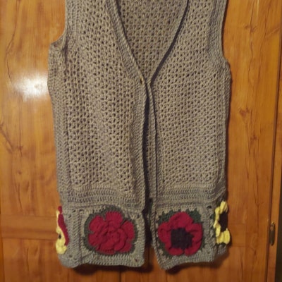 Crochet Granny Square Floral Pattern Instant Download Square Crochet ...