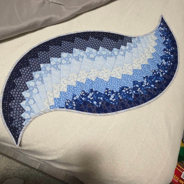 Spiral Bargello Table Runner Digital Pattern by White Gecko Craft ...
