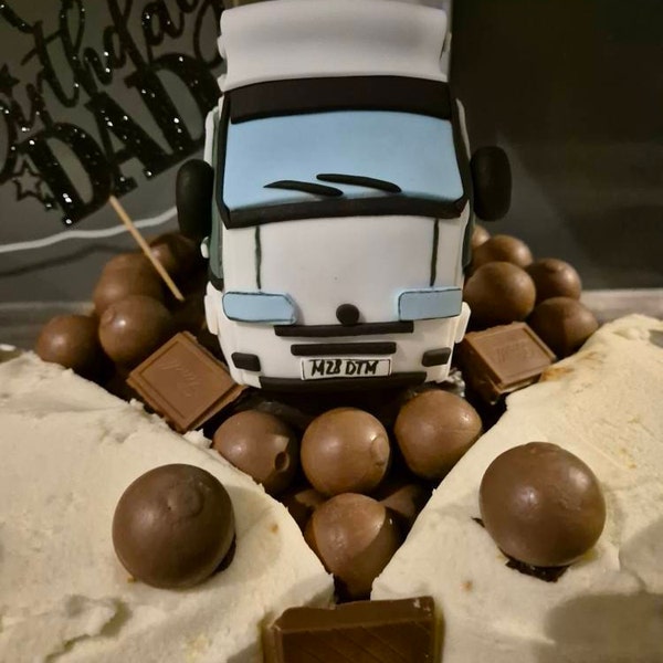 Edible Train Cake Topper With Carriageway [ Birthday Sugar Cake Topper ...