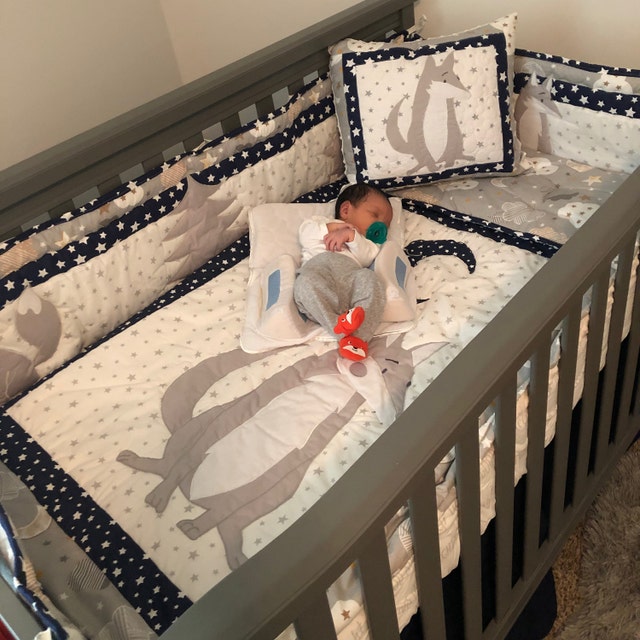 Crib Teething Guards Custom Baby Cot Bar Bumpers Baby Bed Etsy